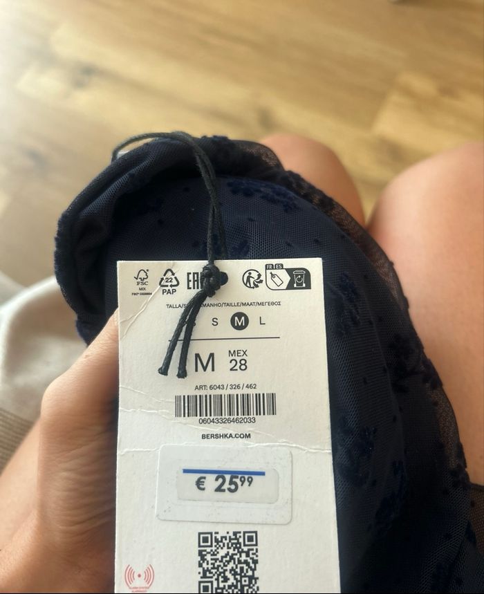 Petite robe bleu bershka neuve avec étiquette - photo numéro 6