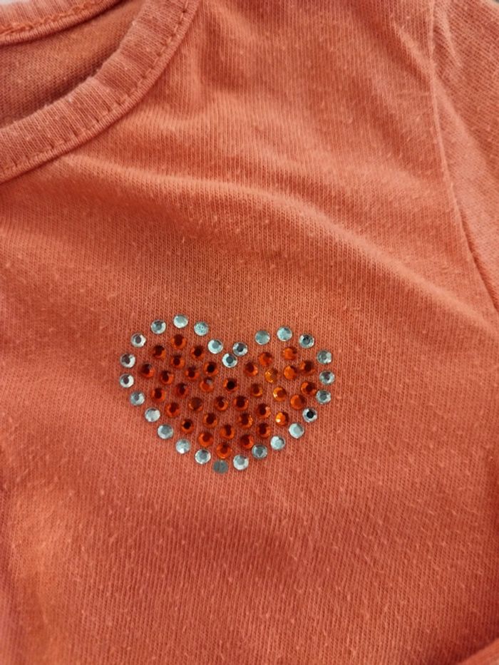 Gilet boléro orange 18 mois - photo numéro 2