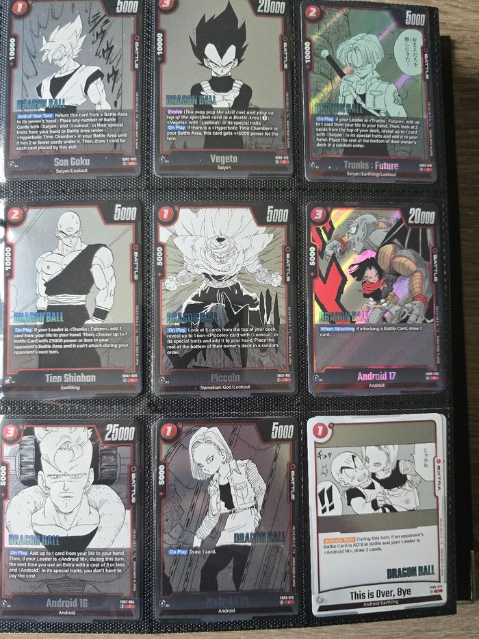 Lot de cartes dragon ball fusion world manga booster - photo numéro 5