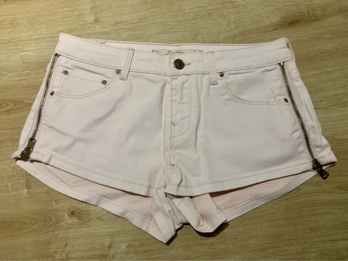Short enduit rose Zara - Taille 36