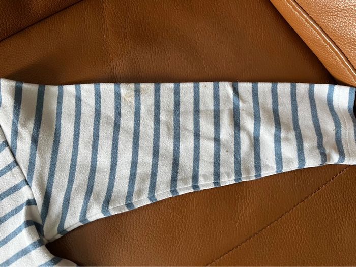 Maillot tee shirt marinière mixte - photo numéro 7