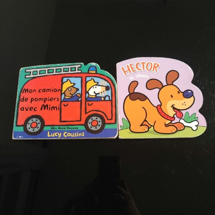 Livre Hector le chien et mon camion de pompier avec mimi
