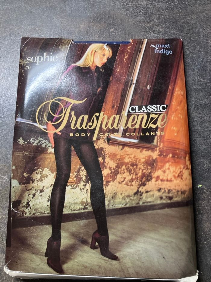 collant Trasparenze  sophie  maxi indigo