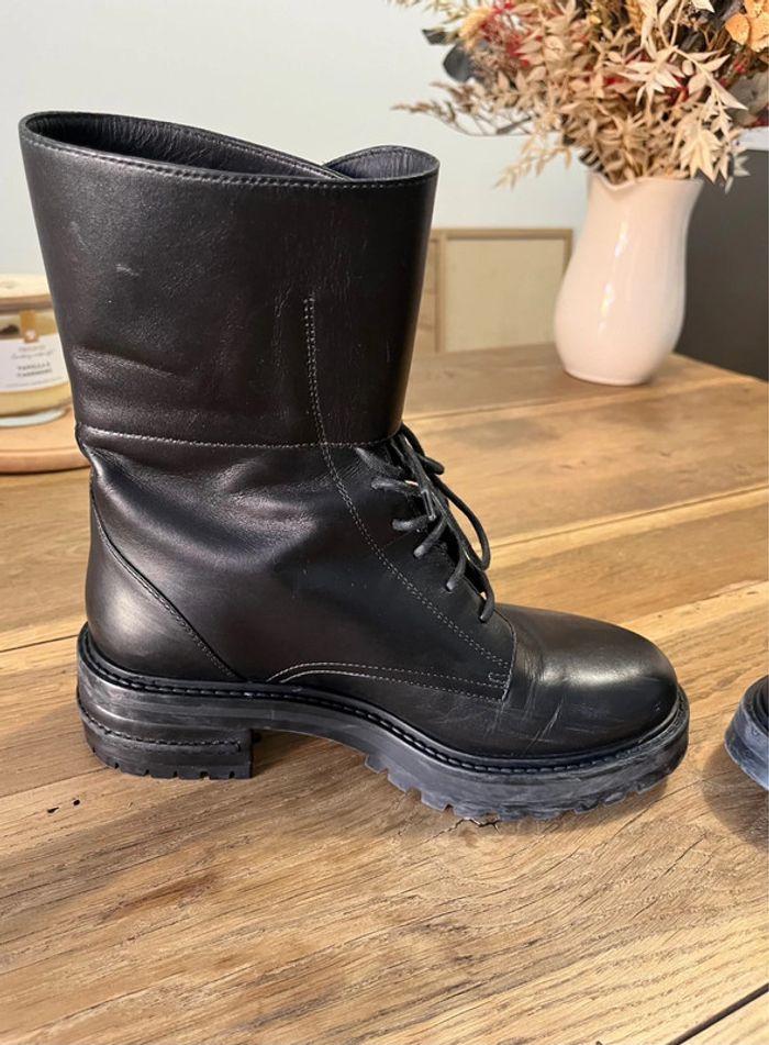 Boots Dior D-Trap en cuir noires - photo numéro 9