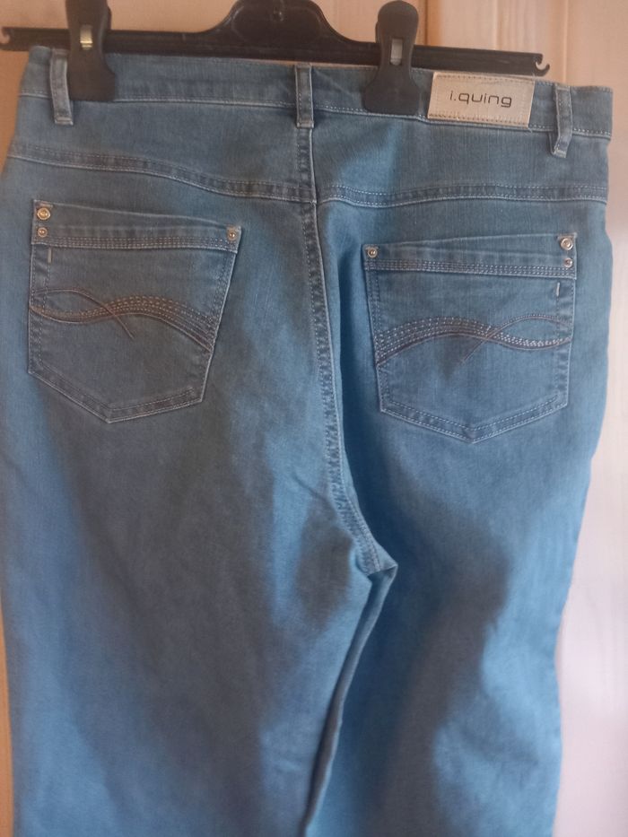 Pantacourt en jeans T40 - photo numéro 7