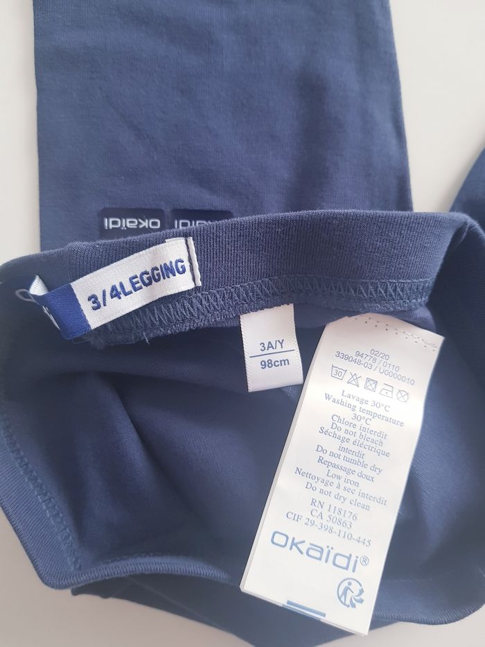 Okaïdi - Legging ¾ / court - Bleu marine - Neuf avec étiquette ! (3 ans) - photo numéro 4