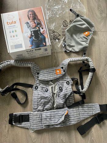 Portage préformé prefo de la marque Tula modèle Explore Coast coloris Beyondc