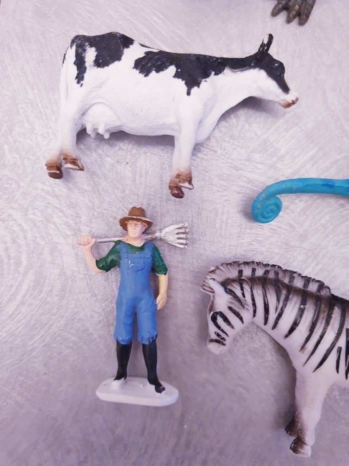 Lot jouets animaux fermier - photo numéro 2