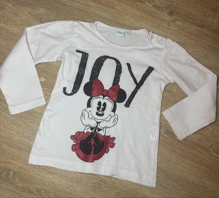 T-shirt manches longues Minnie l - photo numéro 1
