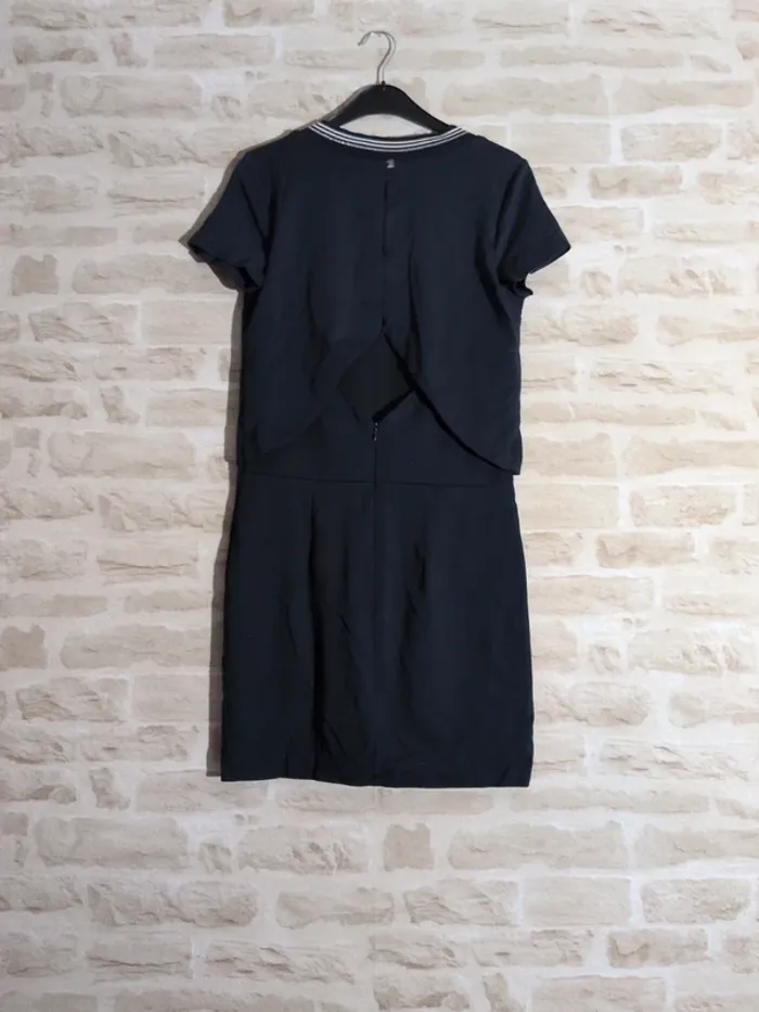 Robe I.Code – Taille 38 – Bleu marine – Dos nu - photo numéro 3