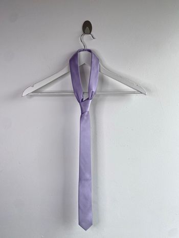 Cravate en soie mauve Jules collection 