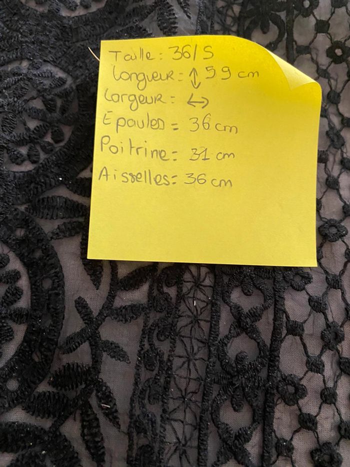 Debardeur brodé taille 36 H&M - photo numéro 7