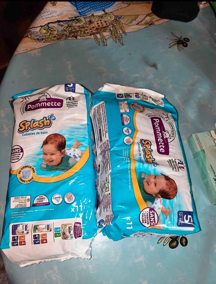 Pampers de piscine taille 5 12 18 kg neuf