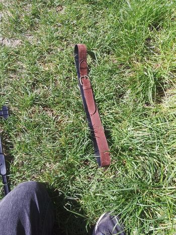 Ceinture marron en velours