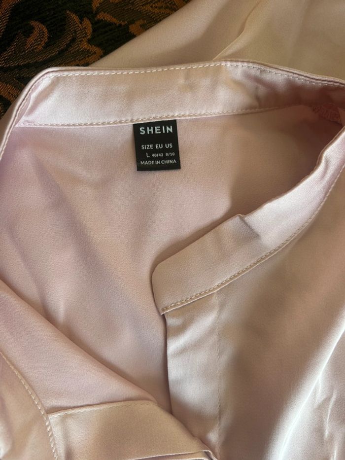 Joli blouse SHEIN taille L rose pale neuve - photo numéro 3