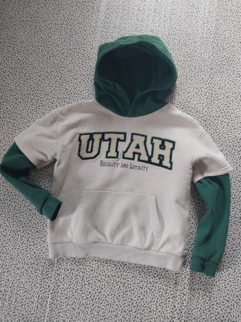 Sweat à capuche garçon Kiabi – Taille 8 ans (126-131 cm)