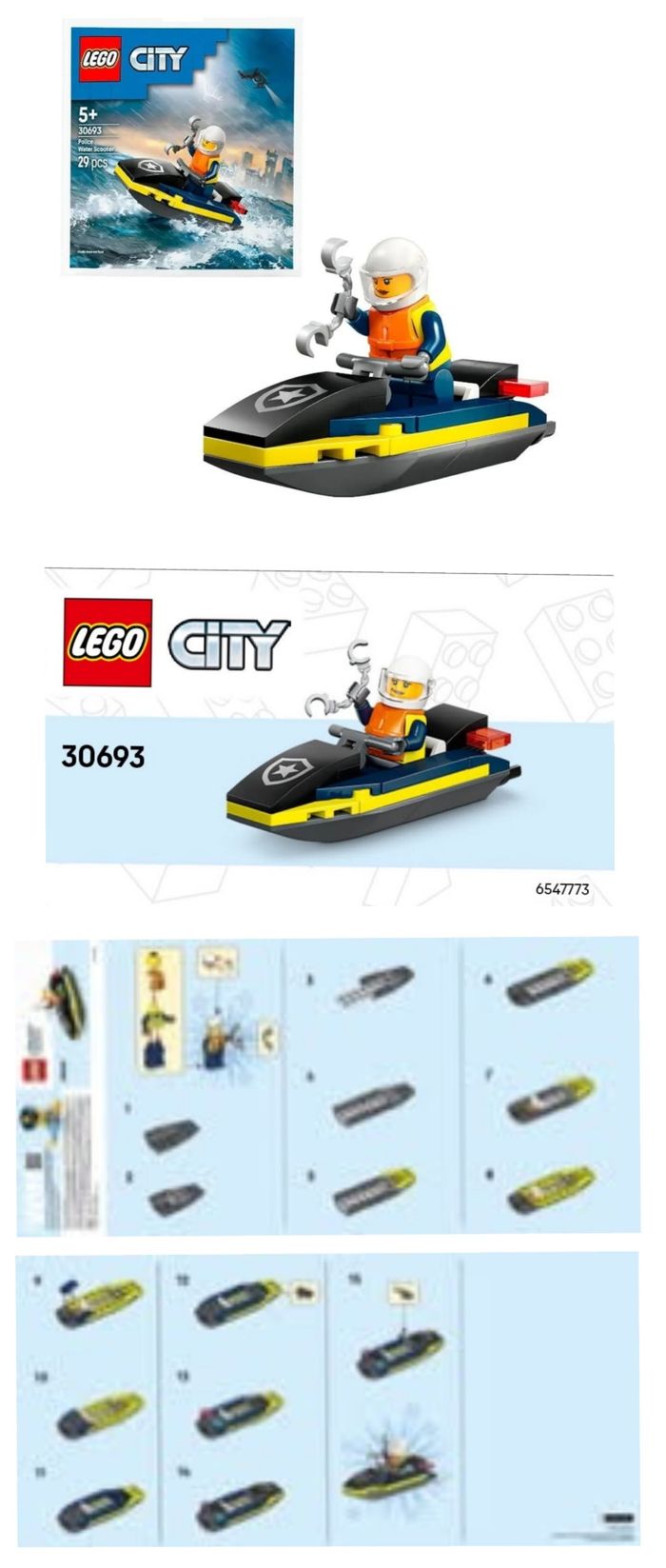 Lego le Jet ski de la police - photo numéro 2