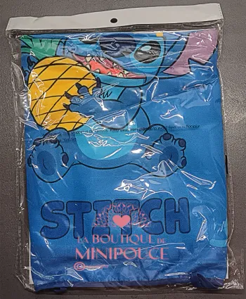TABLIER 2 PIECE STITCH bleu 3/8 ans