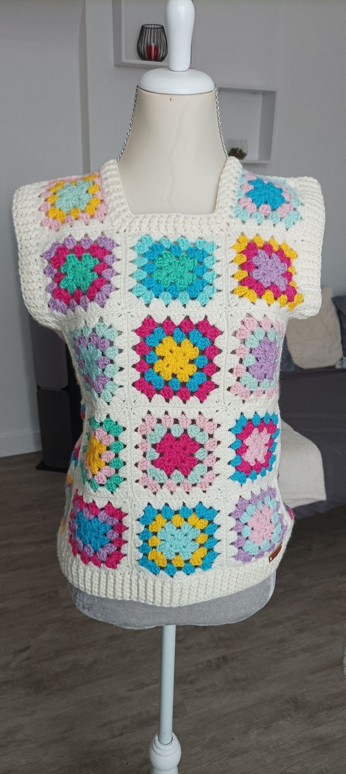 Pull sans manche - photo numéro 2