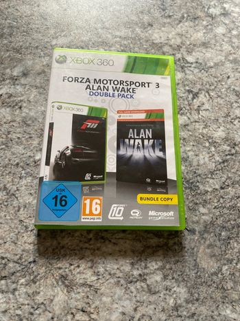 forza motorsport 3 Alan wake double pack Xbox 360