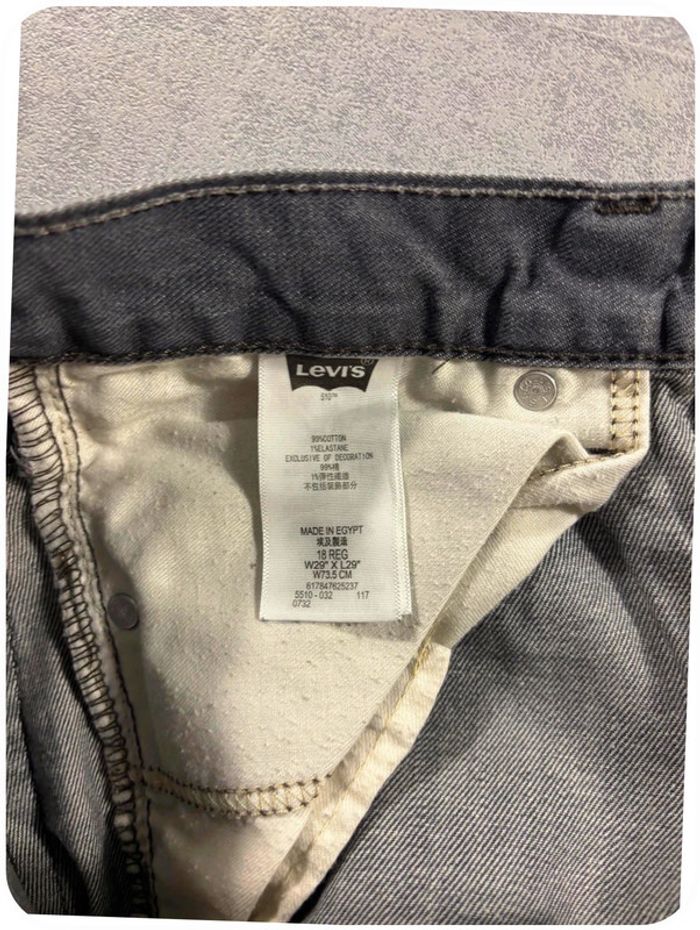 Jean Noir Levi’s 510 W29 L29 =Taille 38 - photo numéro 7
