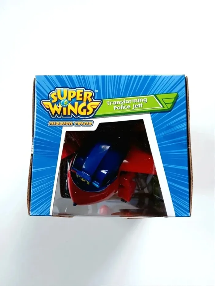 Figurine Super Wings Transforming Police Jett - photo numéro 5
