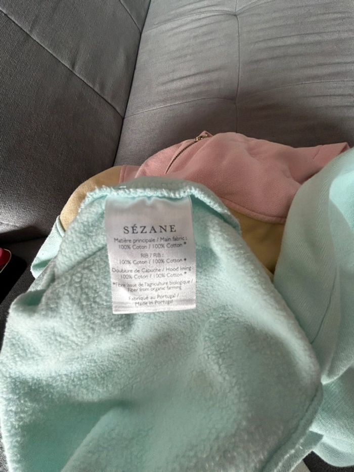 Sweat Sézane Tess T. S pastel multicolore - photo numéro 9