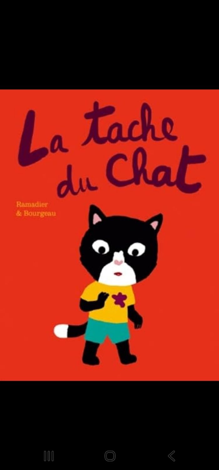La Tâche du chat – École des Loisirs – 2/4 ans – Très bon état