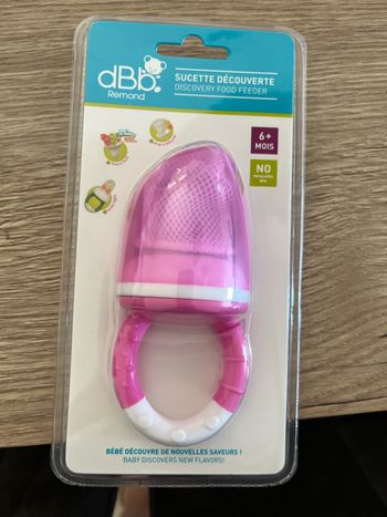 Sucette découverte bébé