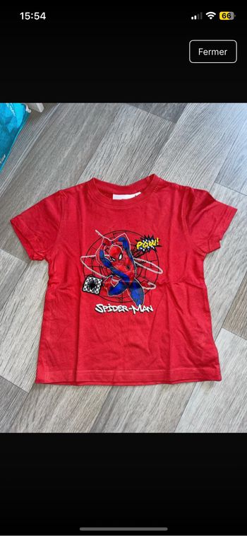 Tee shirt Spiderman