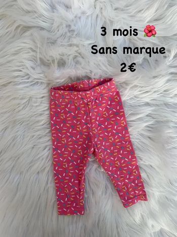 Legging 🌺 3 mois 🌺 Sans marque
