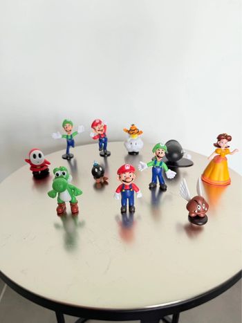 Set complet 11 figurines Super Mario et ses amis
