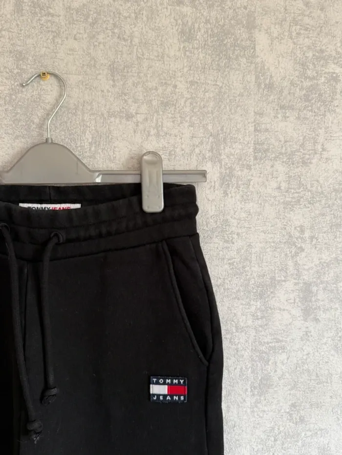 jogging noir épais tommy jeans taille S - photo numéro 2