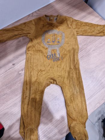 Pyjama velours 12 mois