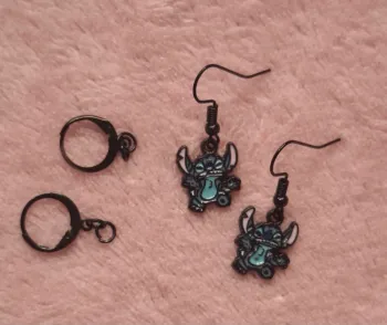 Boucles d’oreilles Stitch personnalisables 🐾