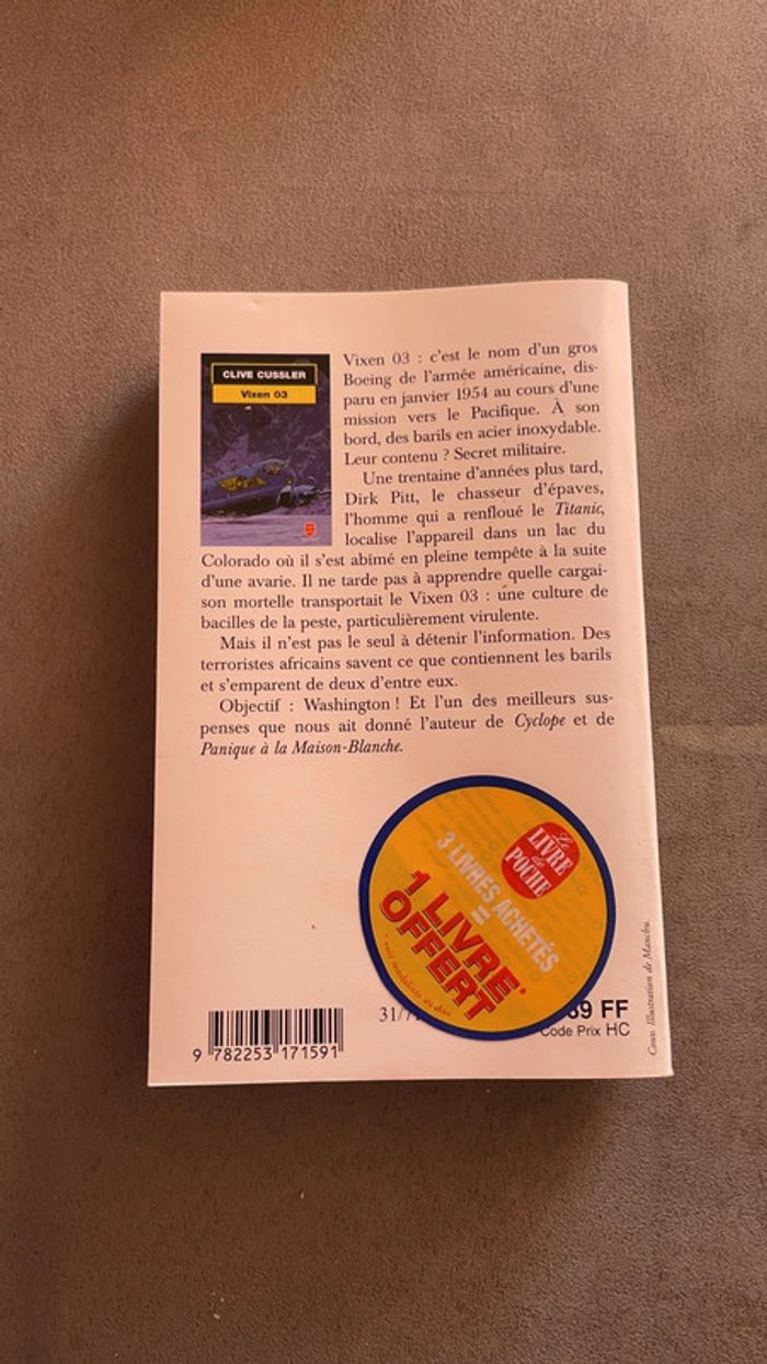 Livre Clive Cussler Vixen 03 - photo numéro 2