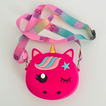 Sac pop it licorne rose 