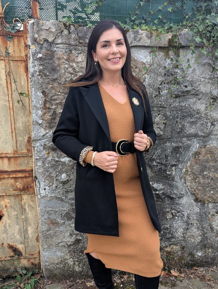 Manteau caban Stockholm noir
Taille S (taille petit)