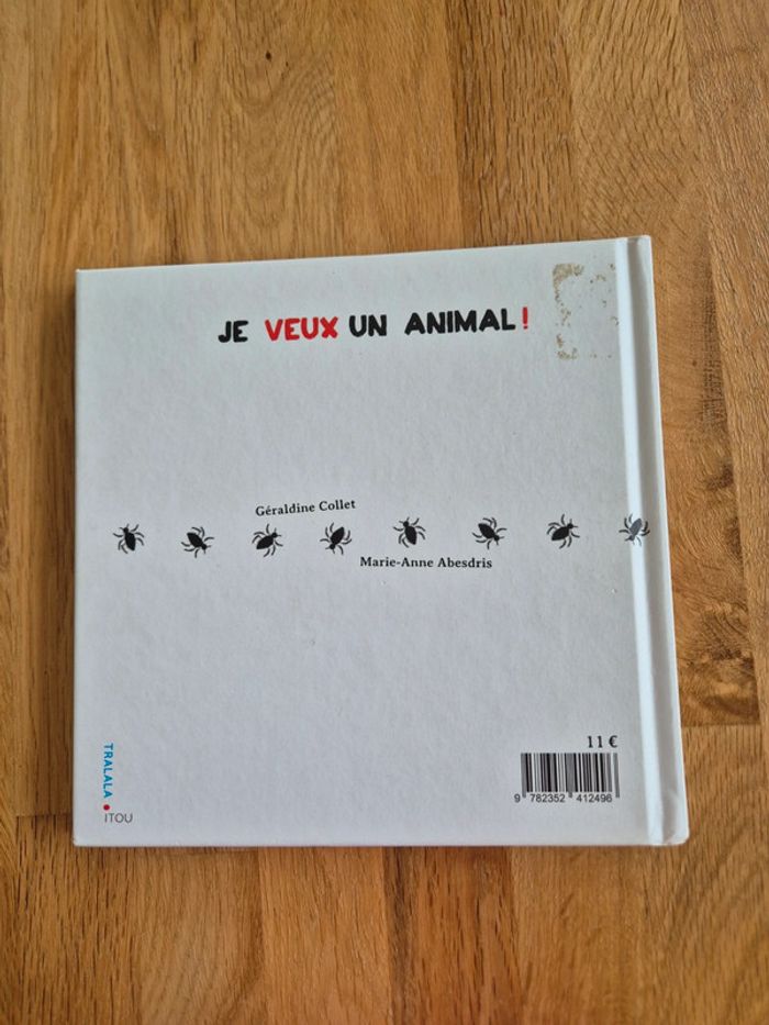 Livre Je veux un animal Géraldine Collet - photo numéro 2