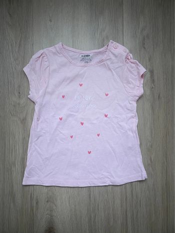 Tee shirt Kiabi rose 12 mois