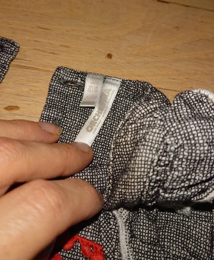 Robe noire / grise motif chat - photo numéro 3