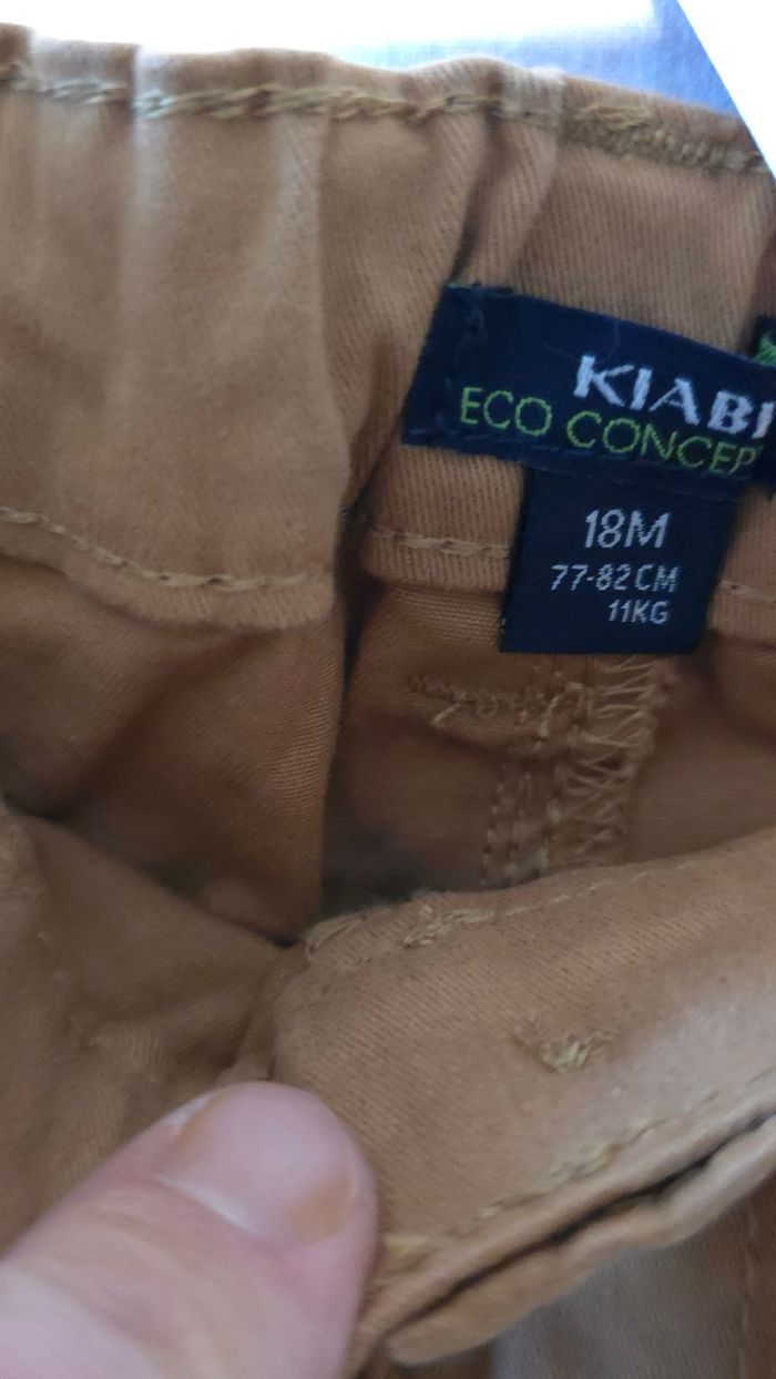 (Neufs non portés) 🏷🏷 superbe ensemble Gilet et pantalon chino 18mois Garçon 🥰💙🤩 - photo numéro 6