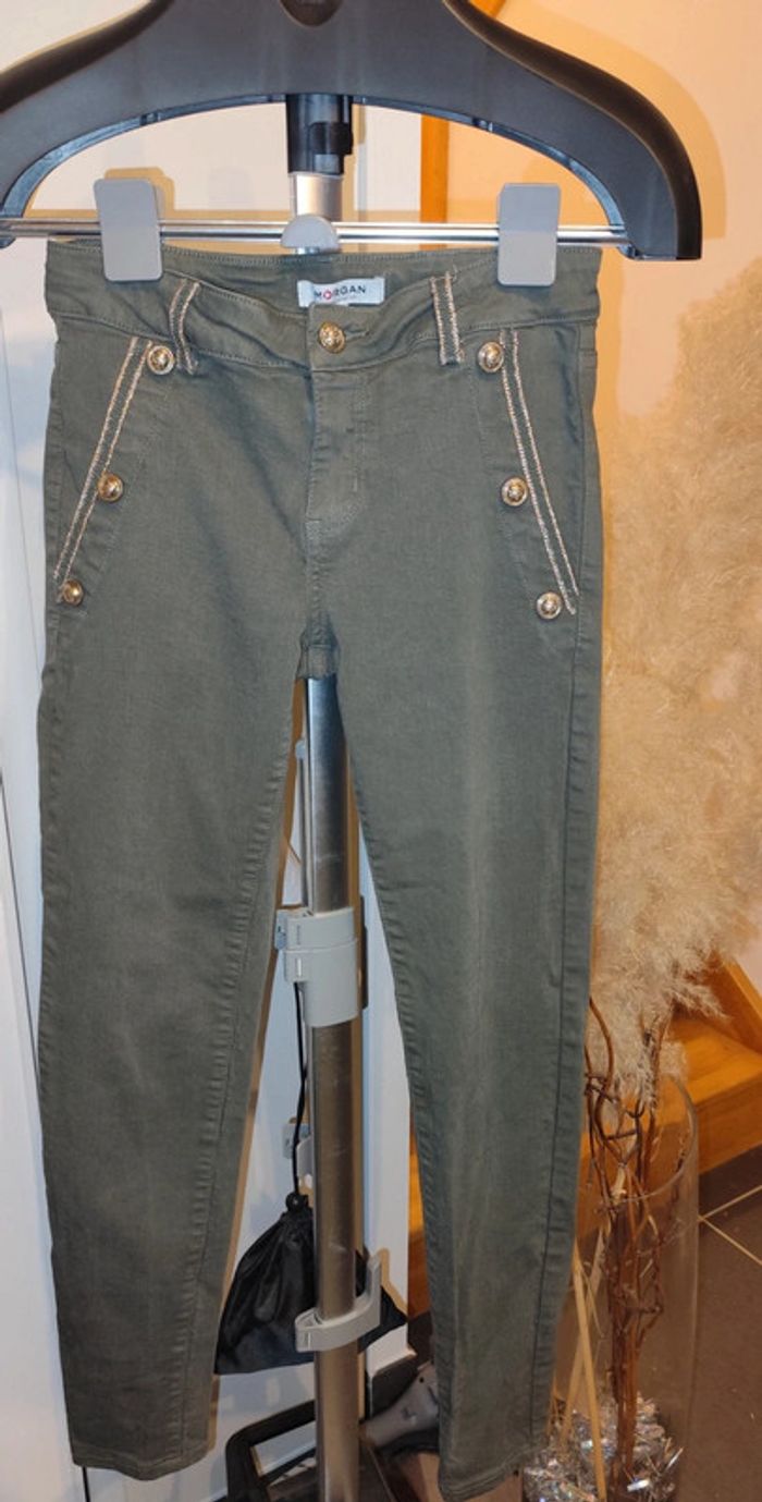 Jean's slim kaki Morgan