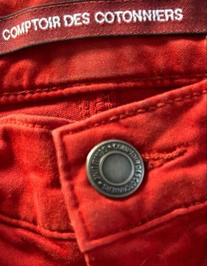Jeans droit brique 36 Comptoirs des cotonniers - photo numéro 2
