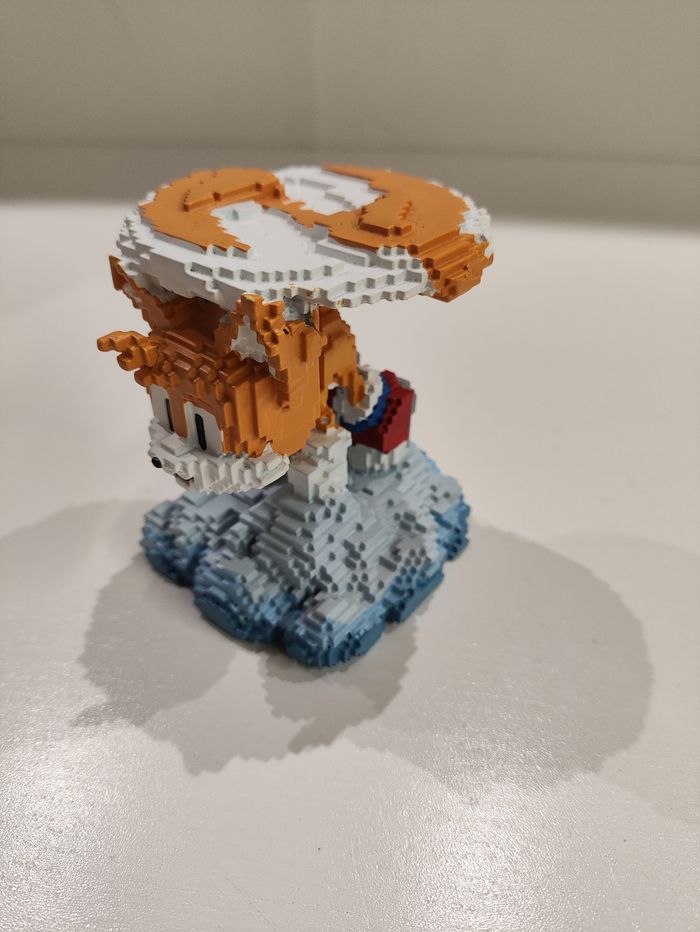 Figurine Pixel Tails AAF 0301 - Sonic The Hedgehog Sega Hero Collector - Satue - photo numéro 6