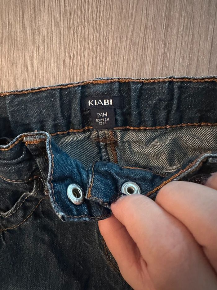 Short en jean Kiabi 24mois - photo numéro 2