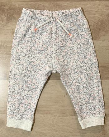 Pantalon jogging H&M 9/12 mois liberty motifs fleurs