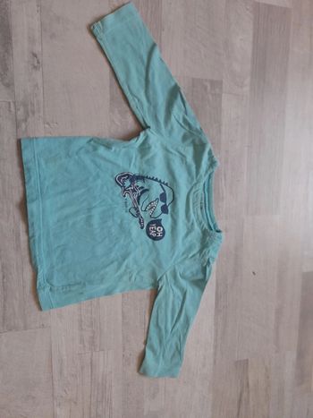 Tee shirt bleu mixte kimbaloo