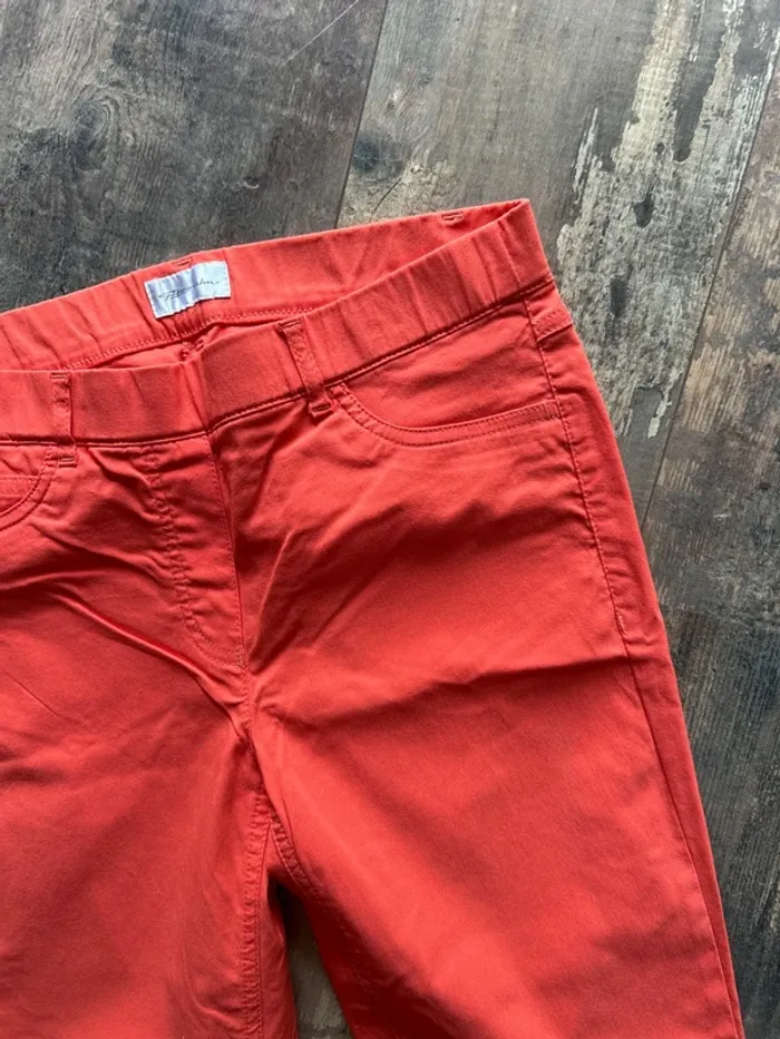Pantalon taille élastique orange jamais porté - photo numéro 4