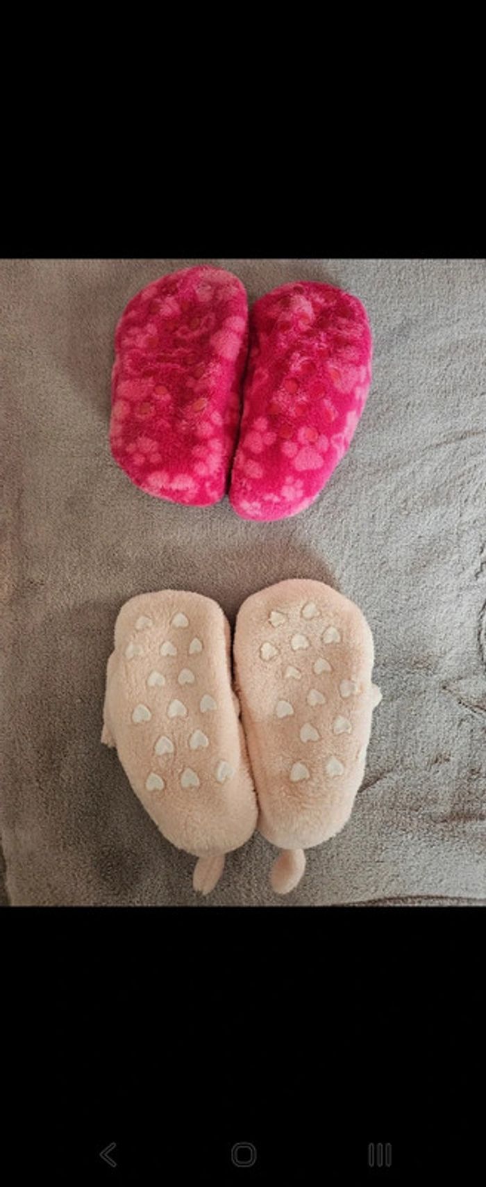 Lot 2 paires de chaussons fillette - photo numéro 2